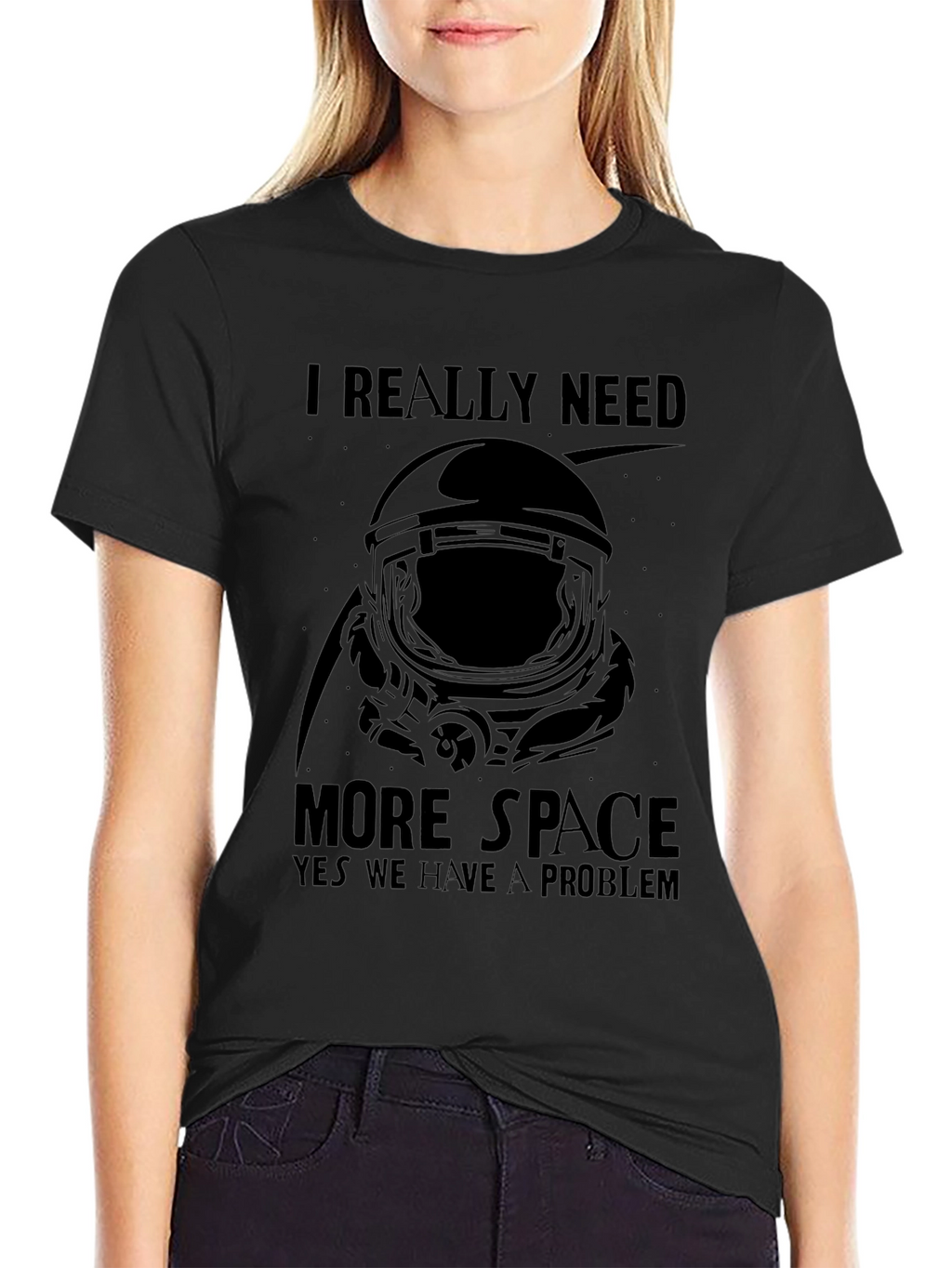 I Need More Space Astronaut Graphic T-Shirt