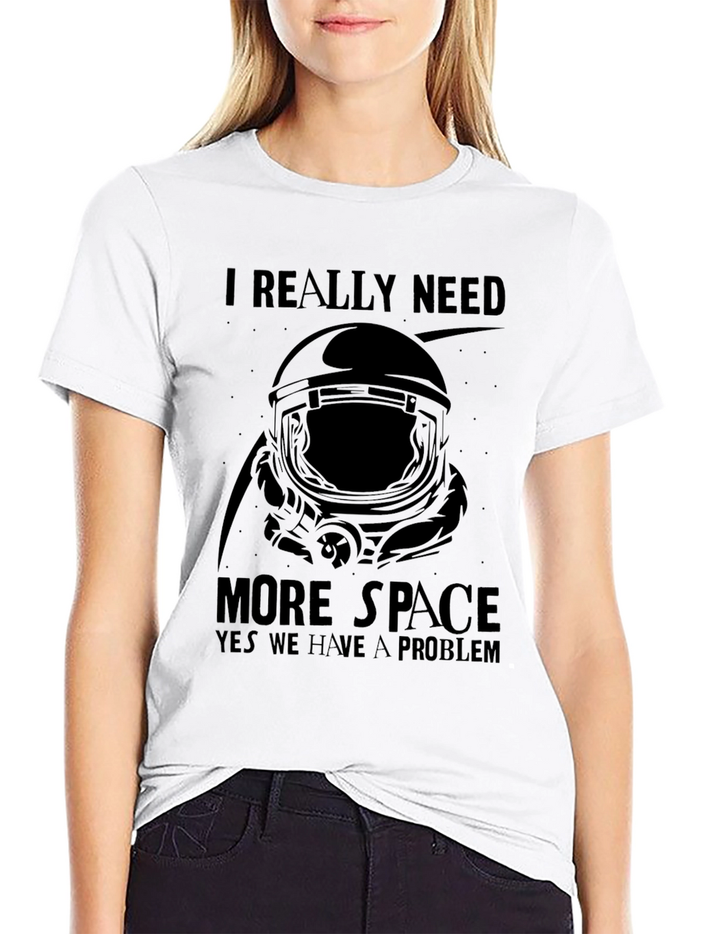 I Need More Space Astronaut Graphic T-Shirt