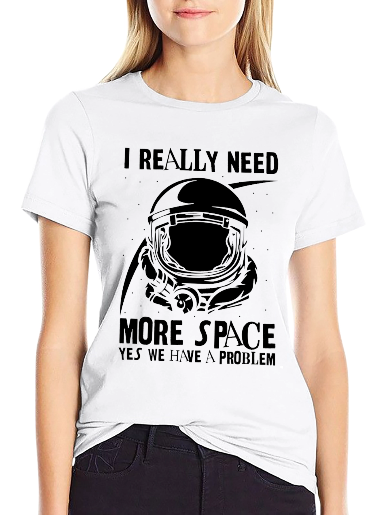 I Need More Space Astronaut Graphic T-Shirt