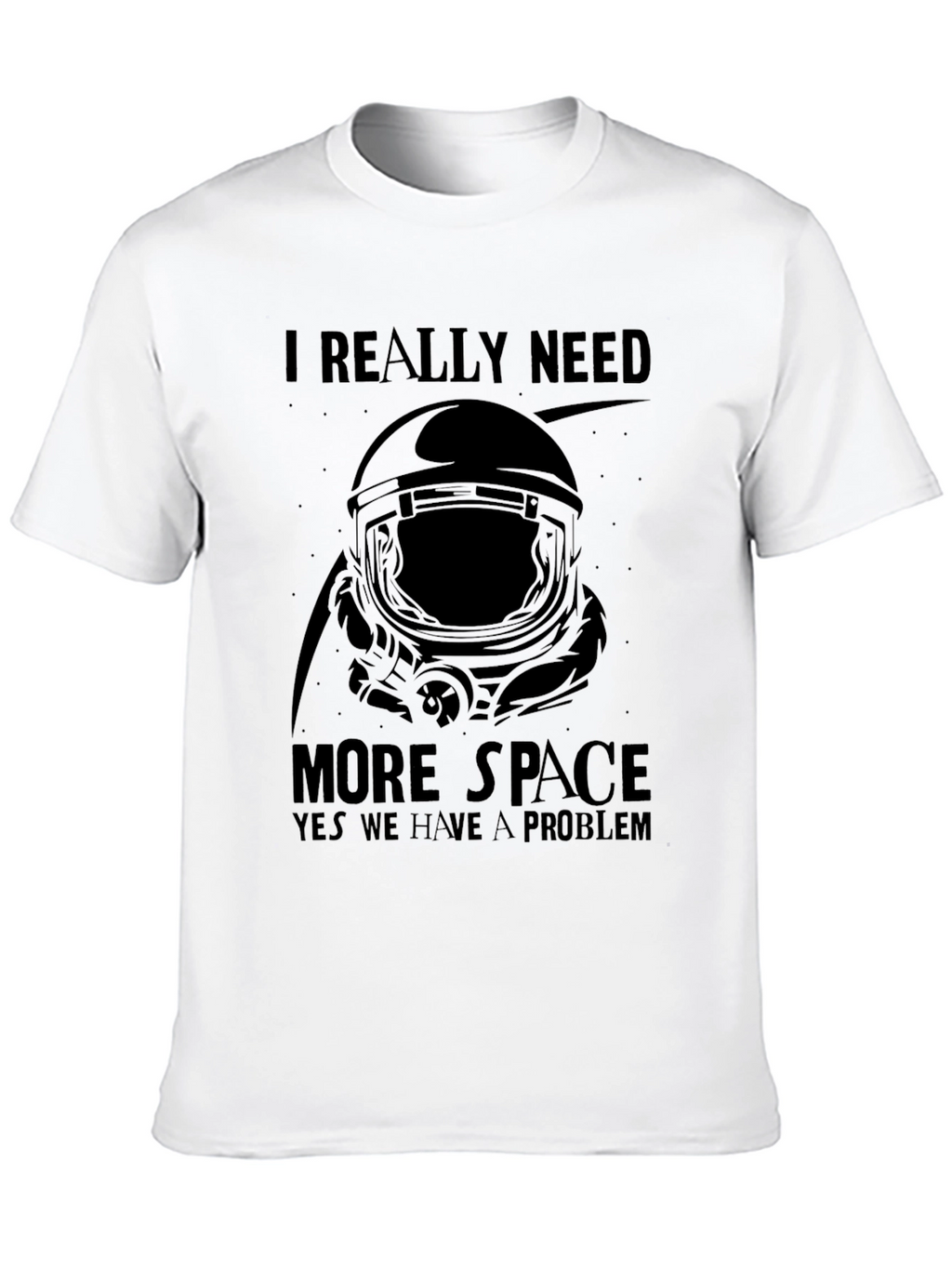 I Need More Space Astronaut Graphic T-Shirt