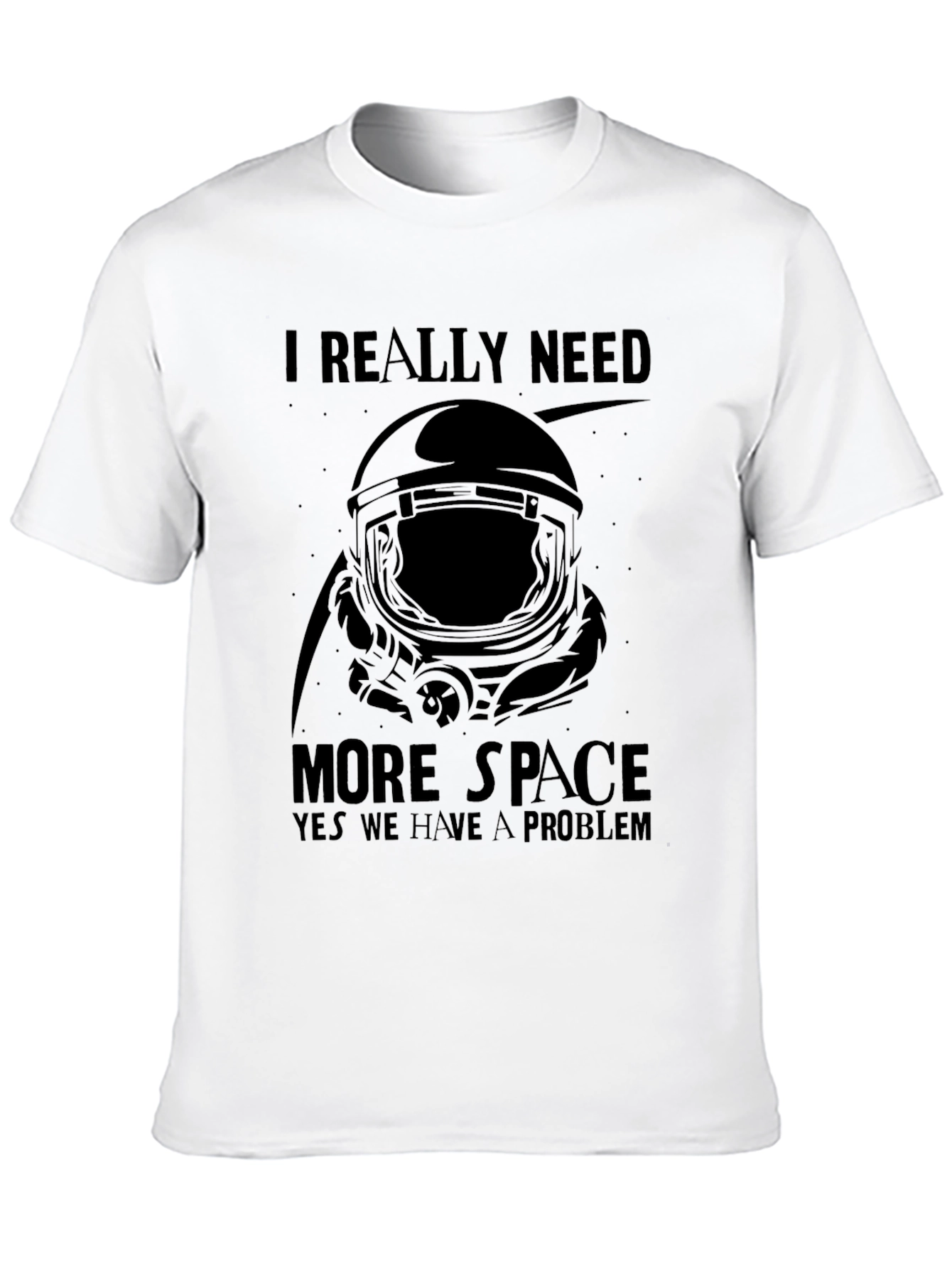 I Need More Space Astronaut Graphic T-Shirt
