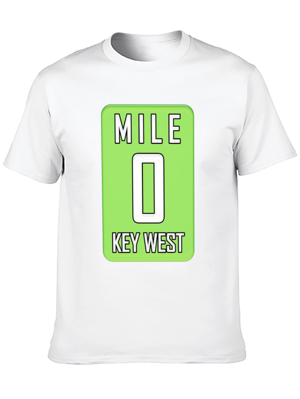 Mile 0 Key West T-Shirt - Black