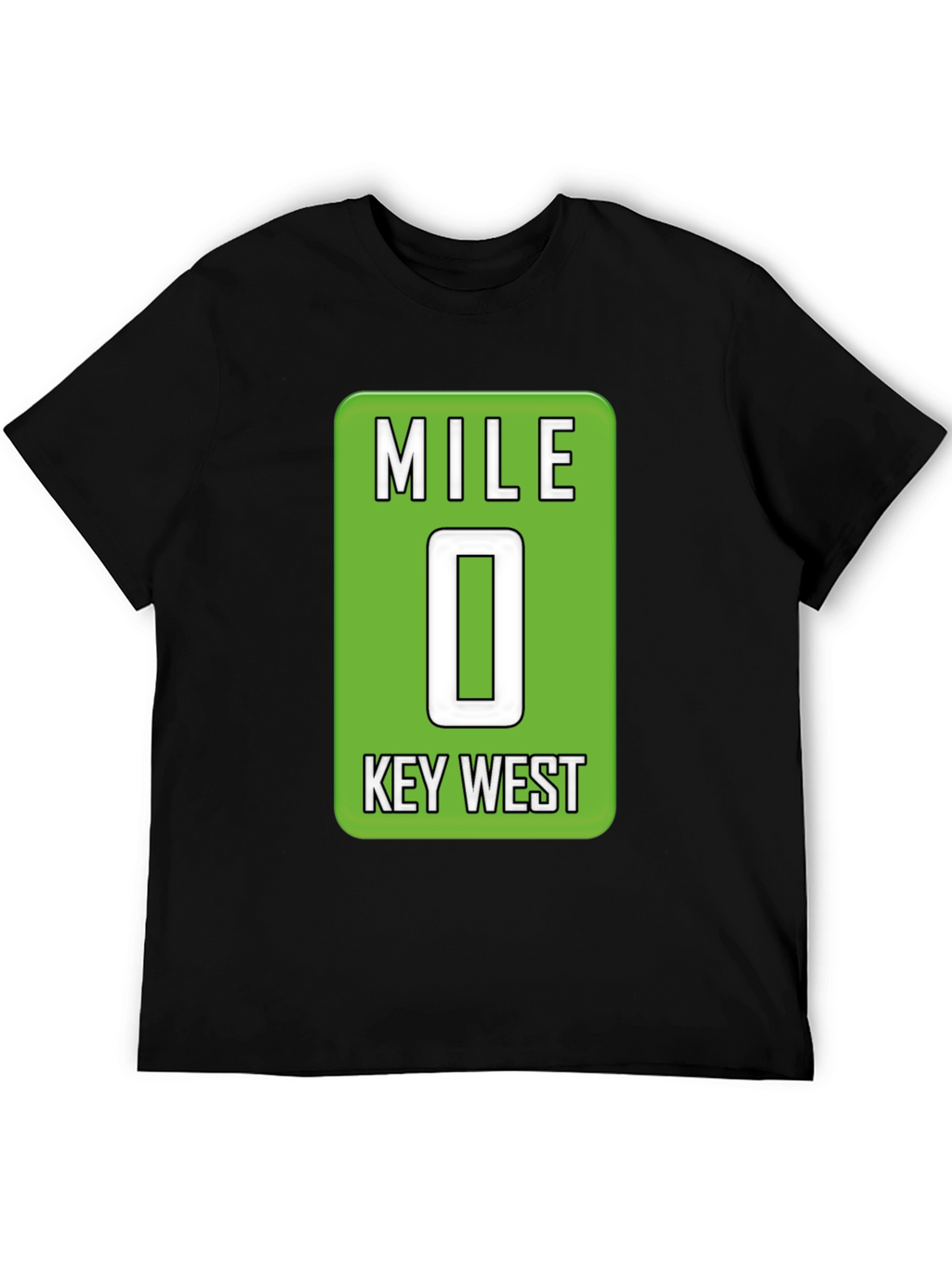 Mile 0 Key West T-Shirt - Black