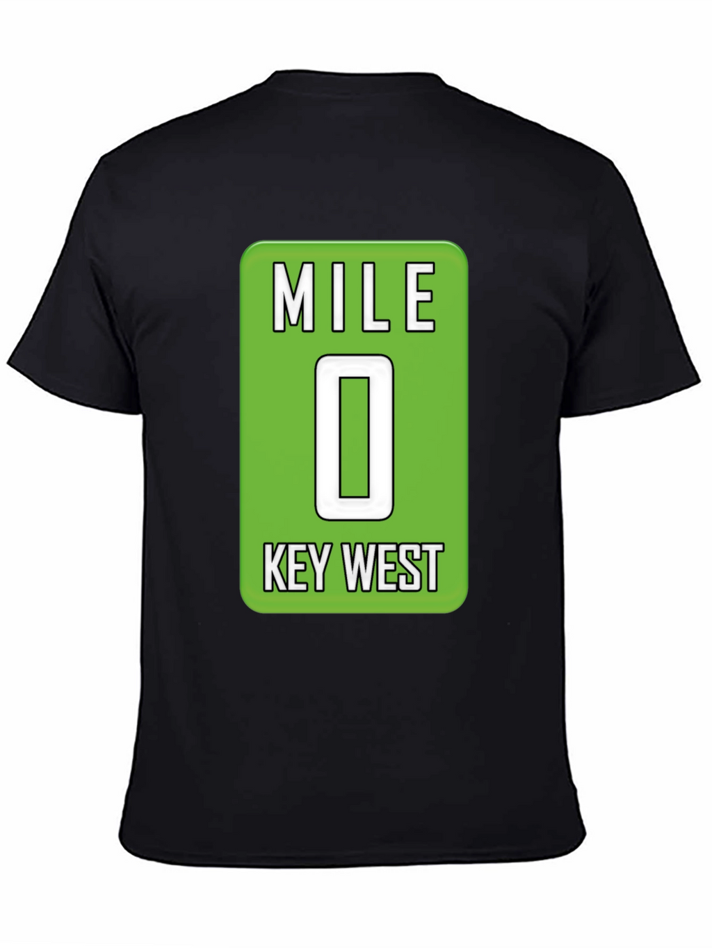 Mile 0 Key West T-Shirt - Black