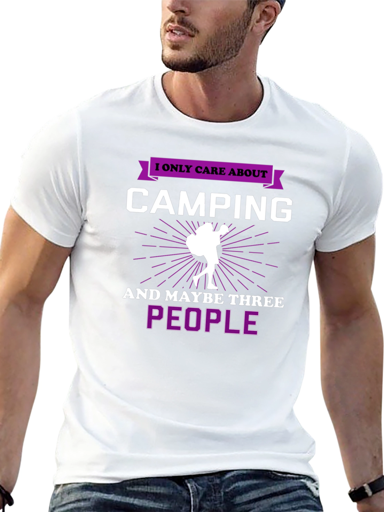 Camping & People Graphic Tee