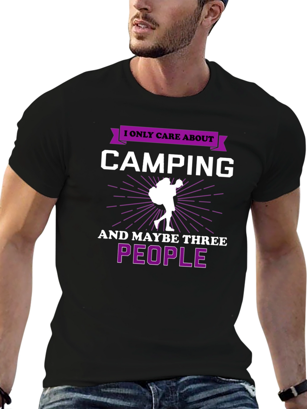 Camping & People Graphic Tee