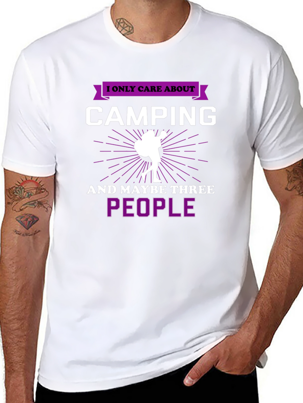 Camping & People Graphic Tee