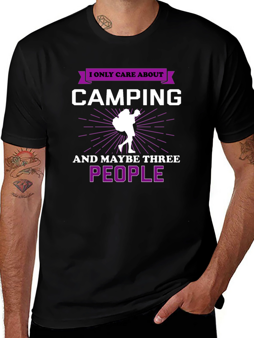 Camping & People Graphic Tee