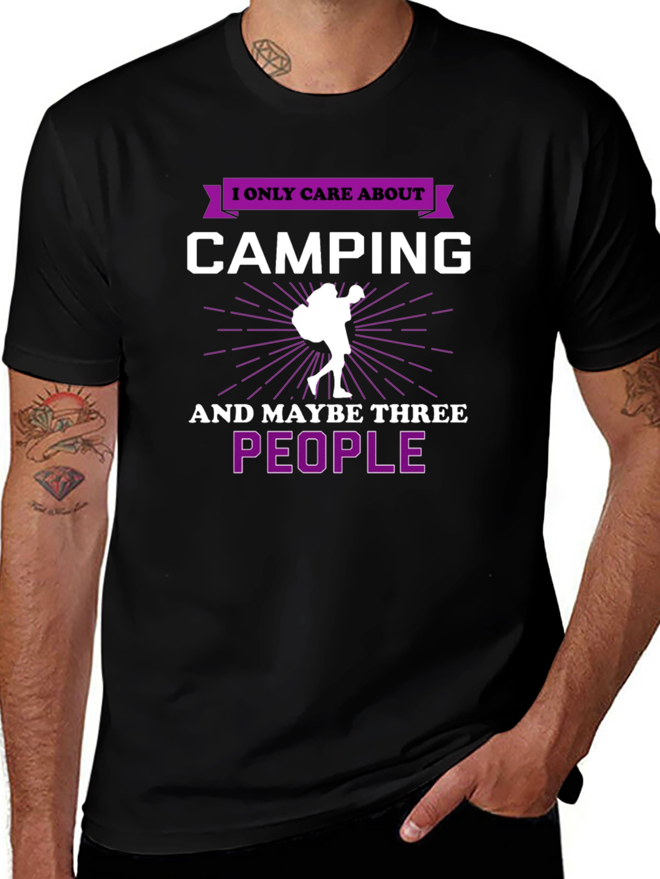 Camping & People Graphic Tee