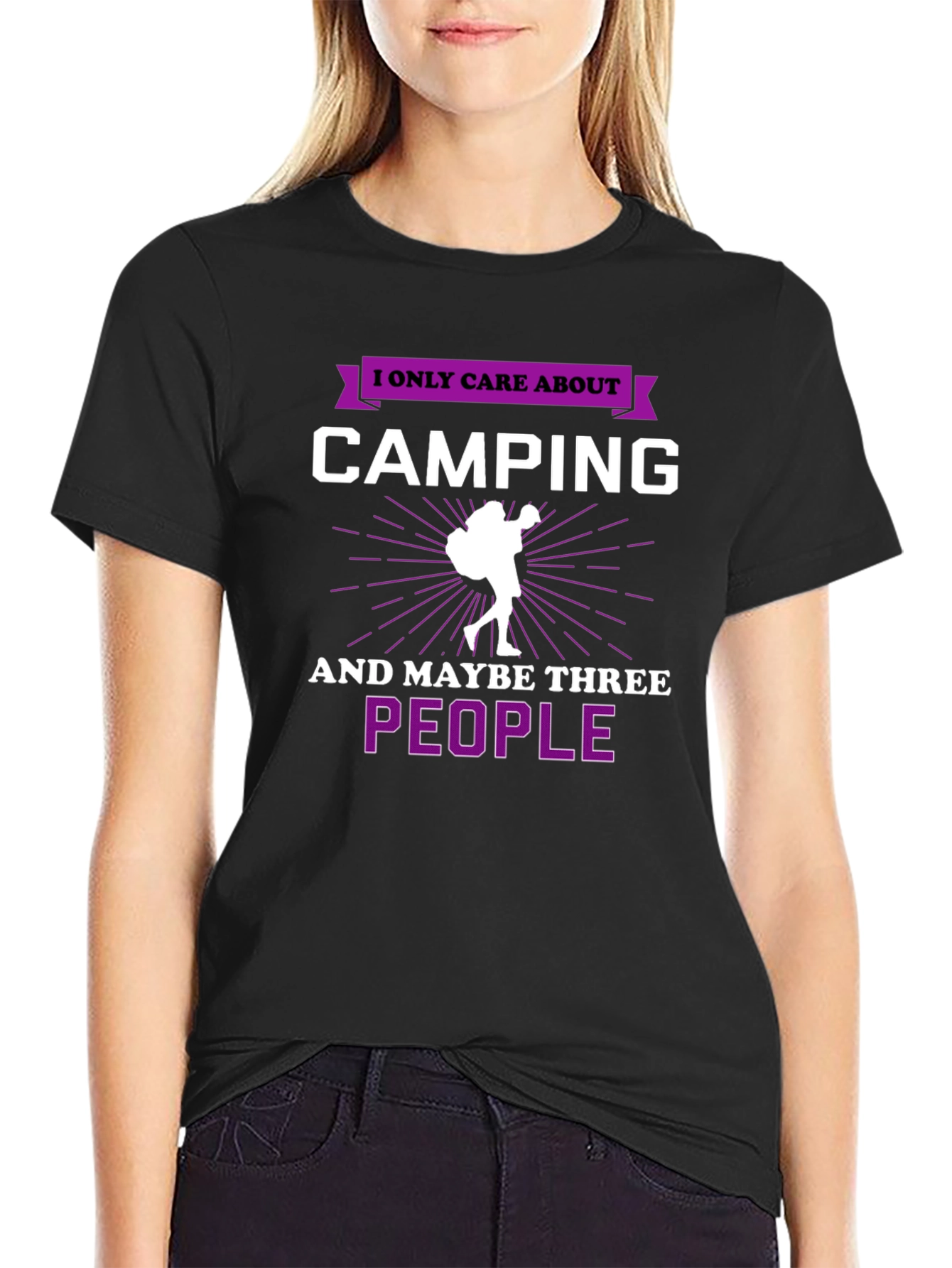 Camping & People Graphic Tee