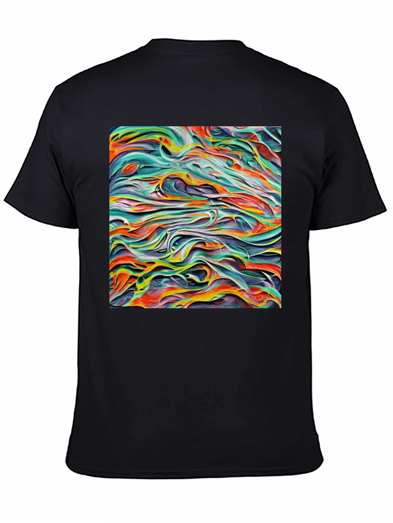 Abstract Art T-Shirt - Unique Graphic Tee for Men