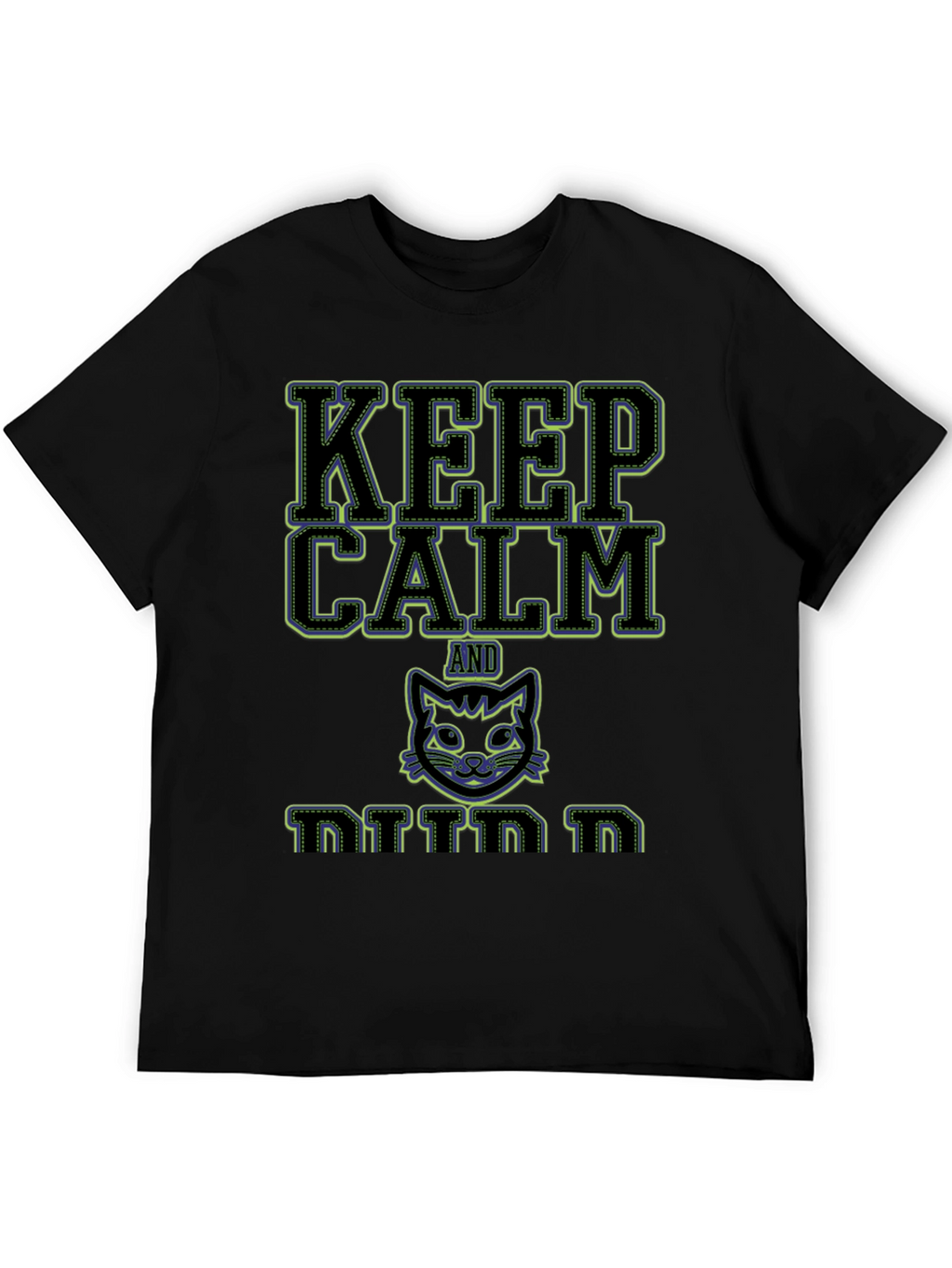 Keep Calm and Kitten On Graphic T-Shirt