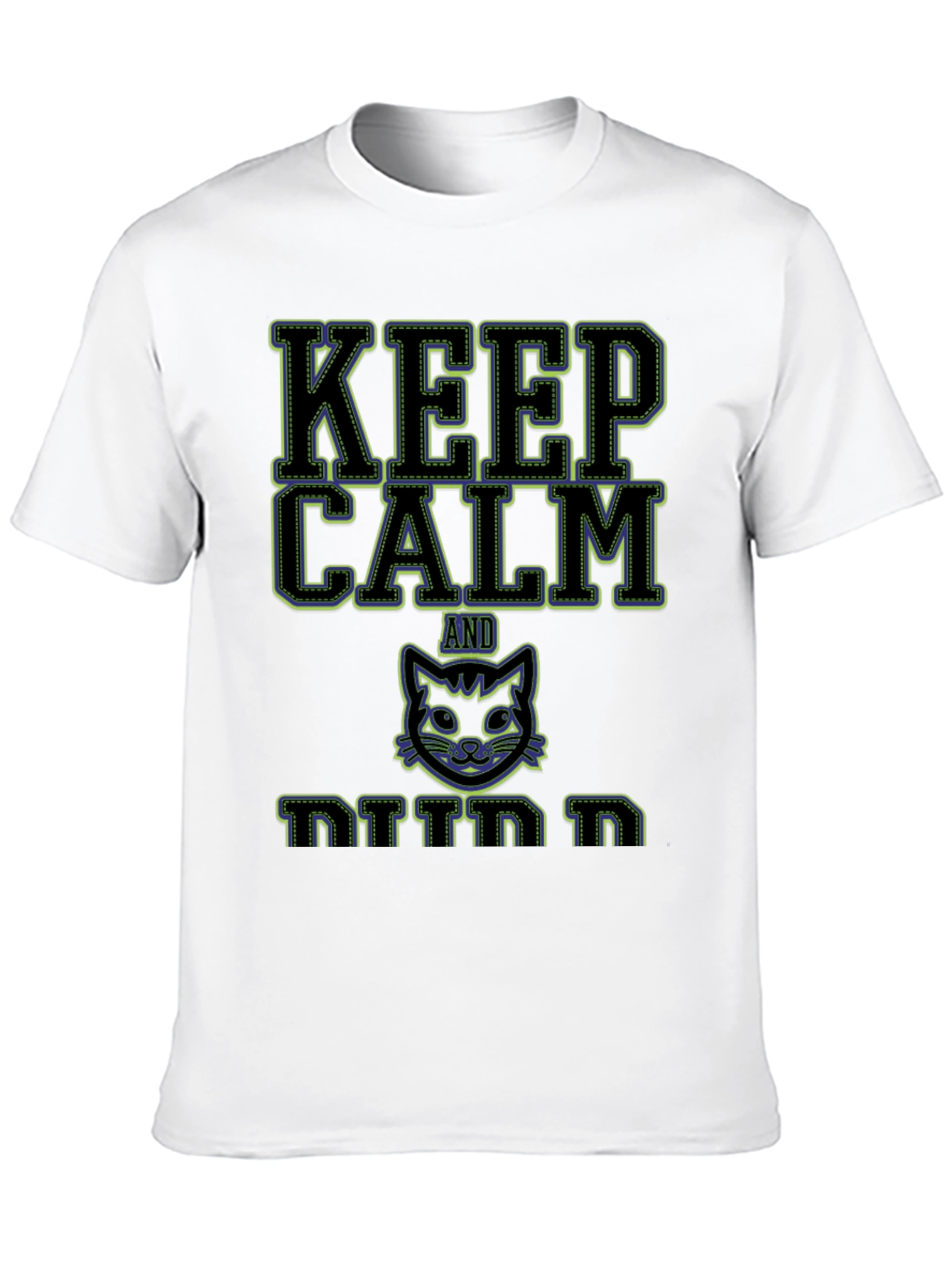 Keep Calm and Kitten On Graphic T-Shirt