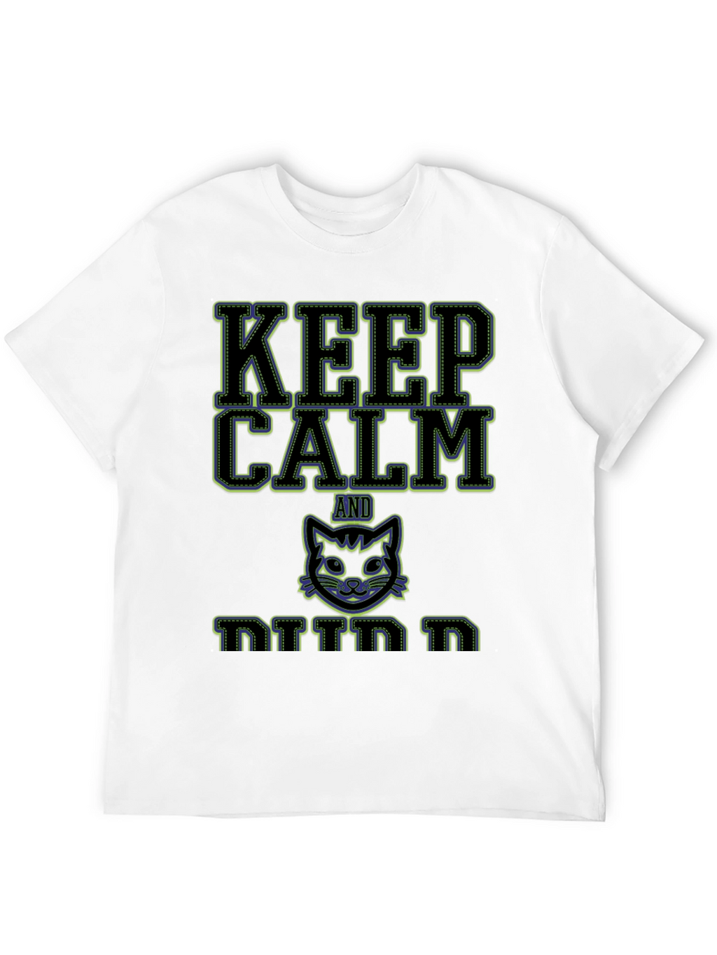 Keep Calm and Kitten On Graphic T-Shirt