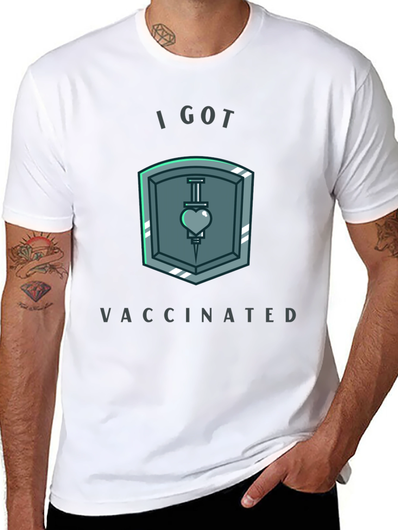 I Got Vaccinated T-Shirt - Pro Vaccine Graphic Tee