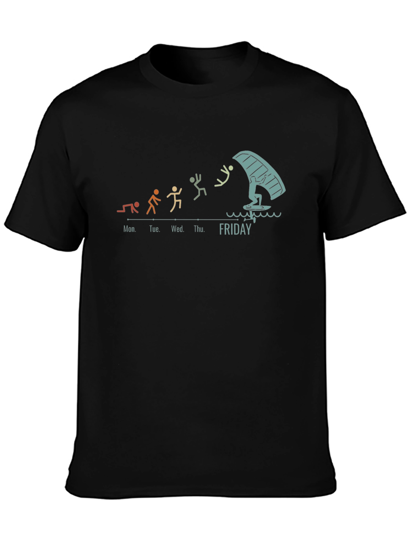 Work Week Windsurfing T-Shirt