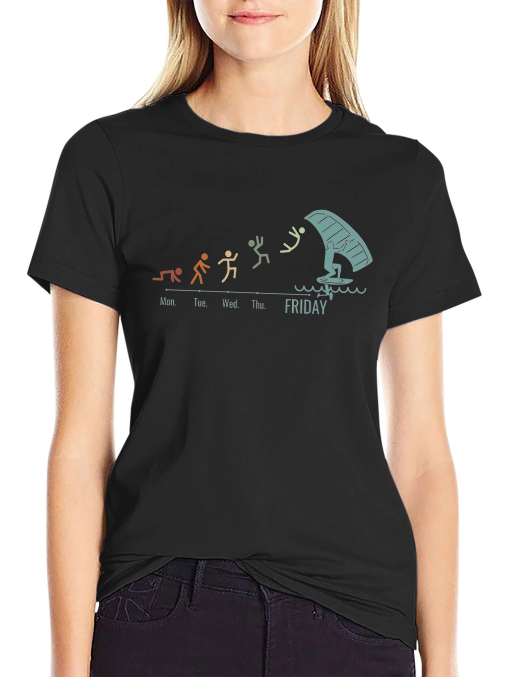 Work Week Windsurfing T-Shirt