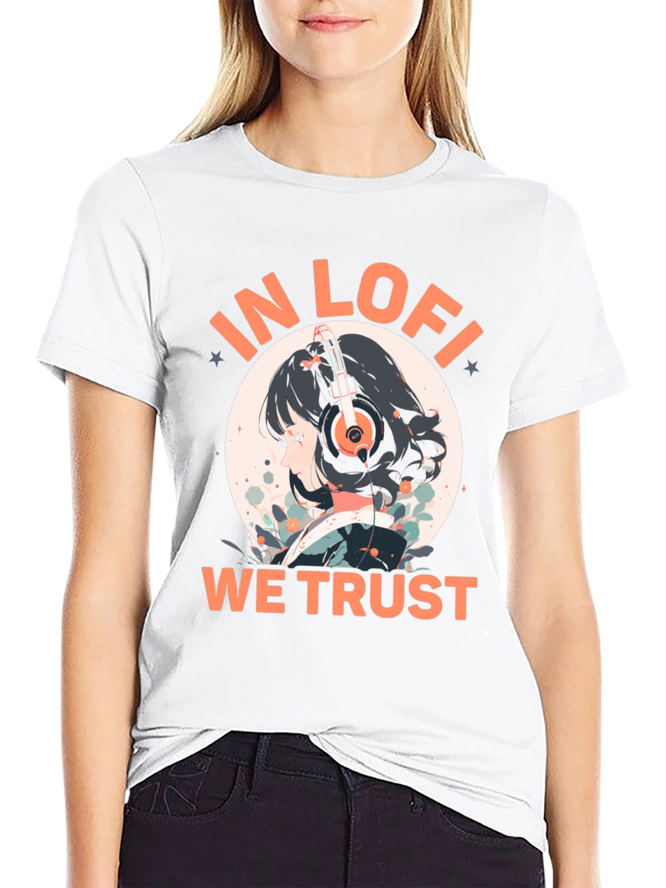 In Lofi We Trust Black T-Shirt