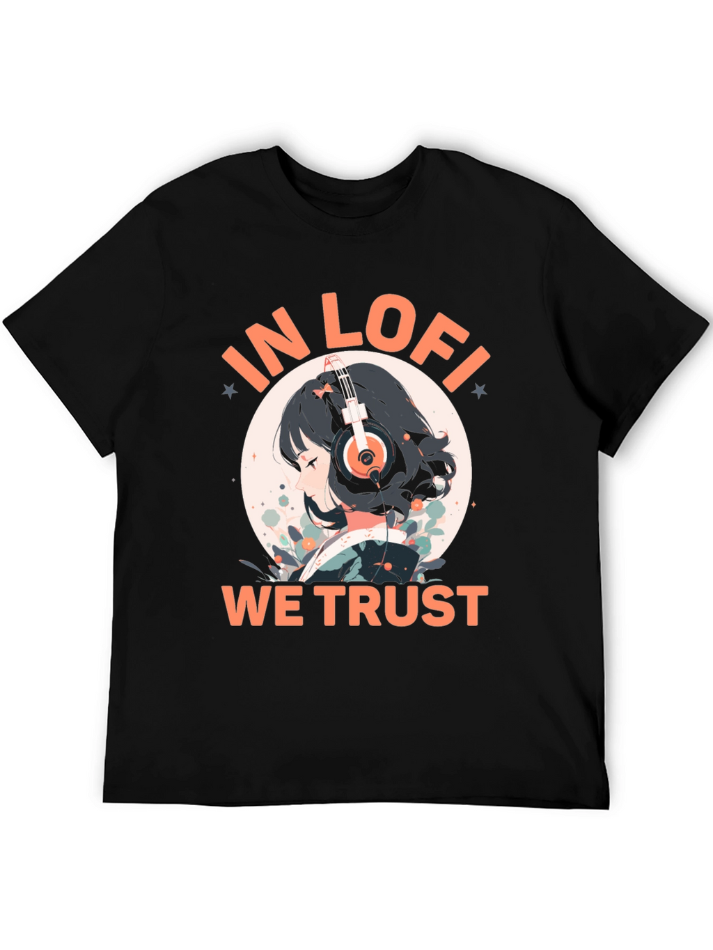 In Lofi We Trust Black T-Shirt