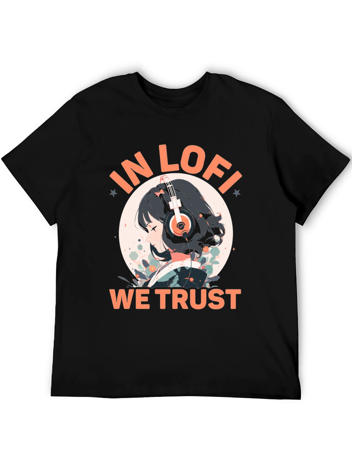 In Lofi We Trust Black T-Shirt