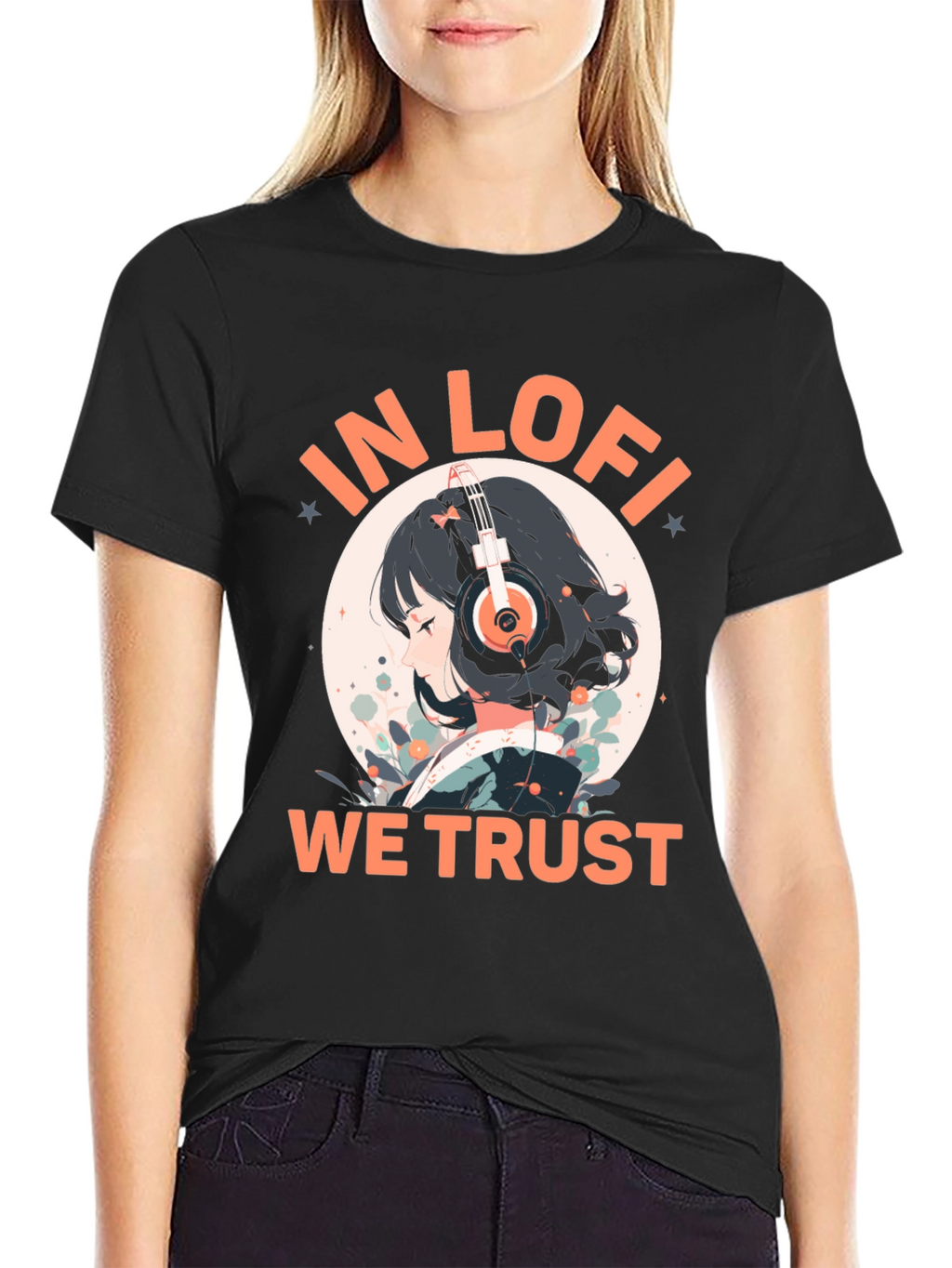In Lofi We Trust Black T-Shirt