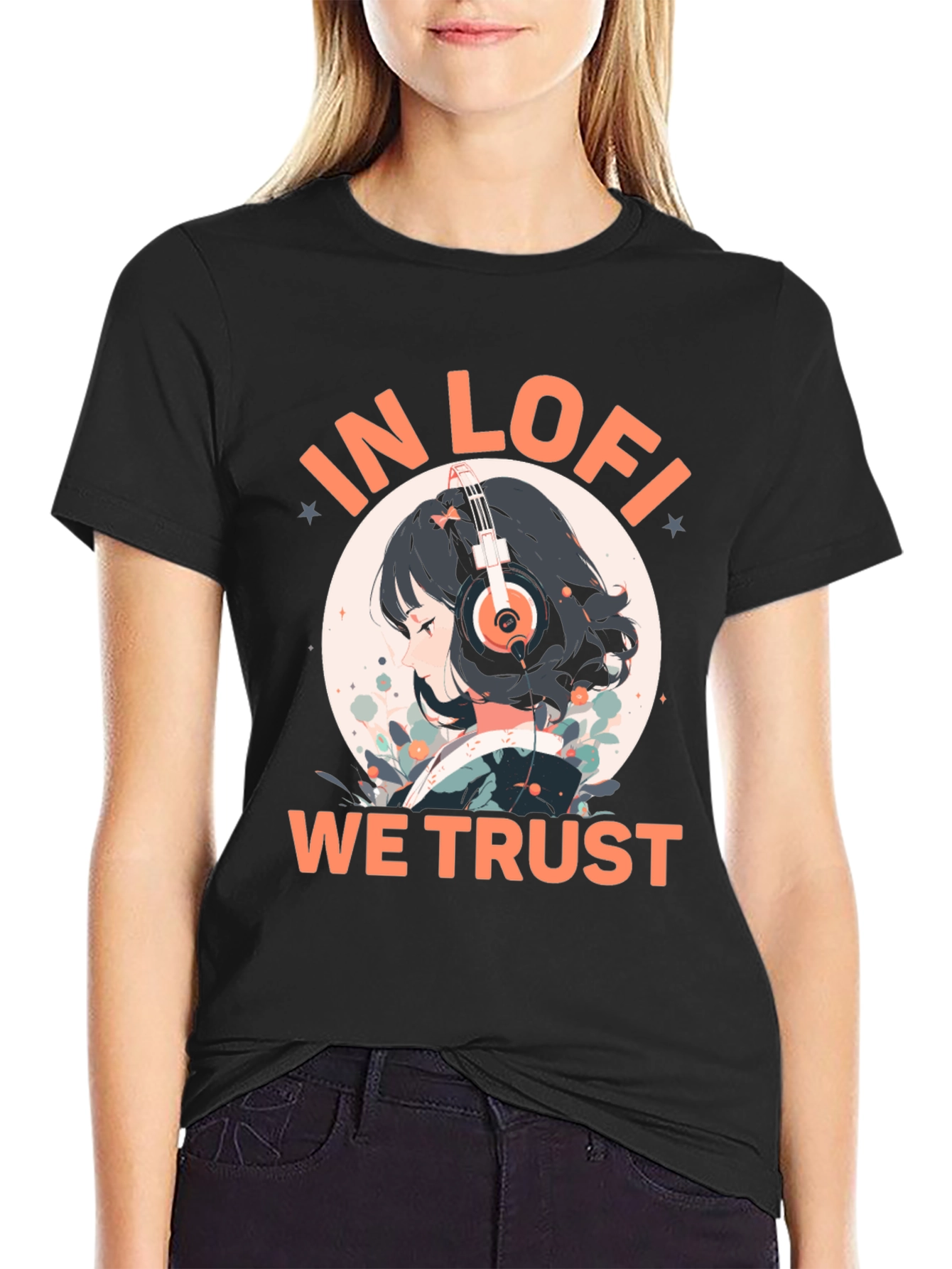 In Lofi We Trust Black T-Shirt