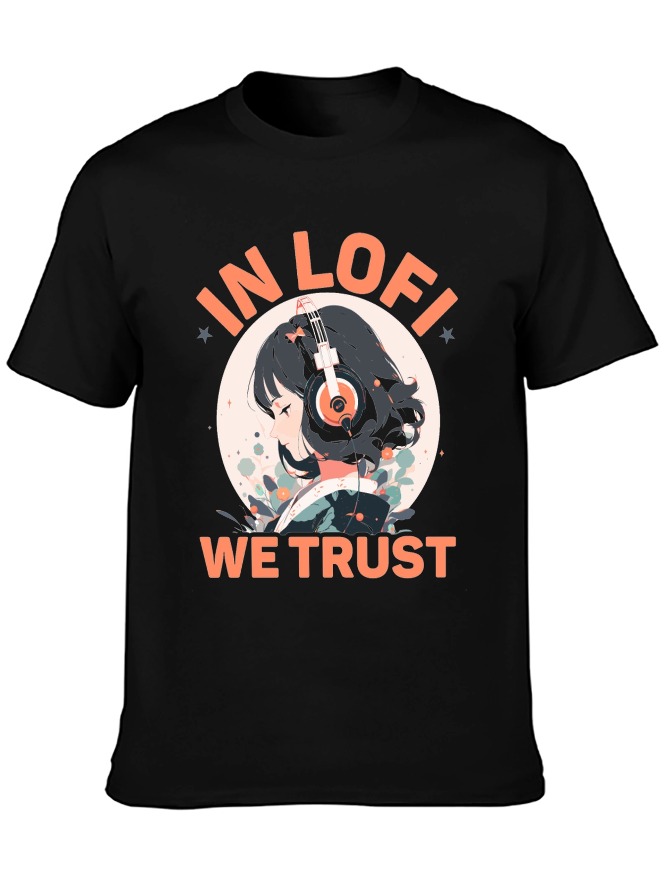 In Lofi We Trust Black T-Shirt