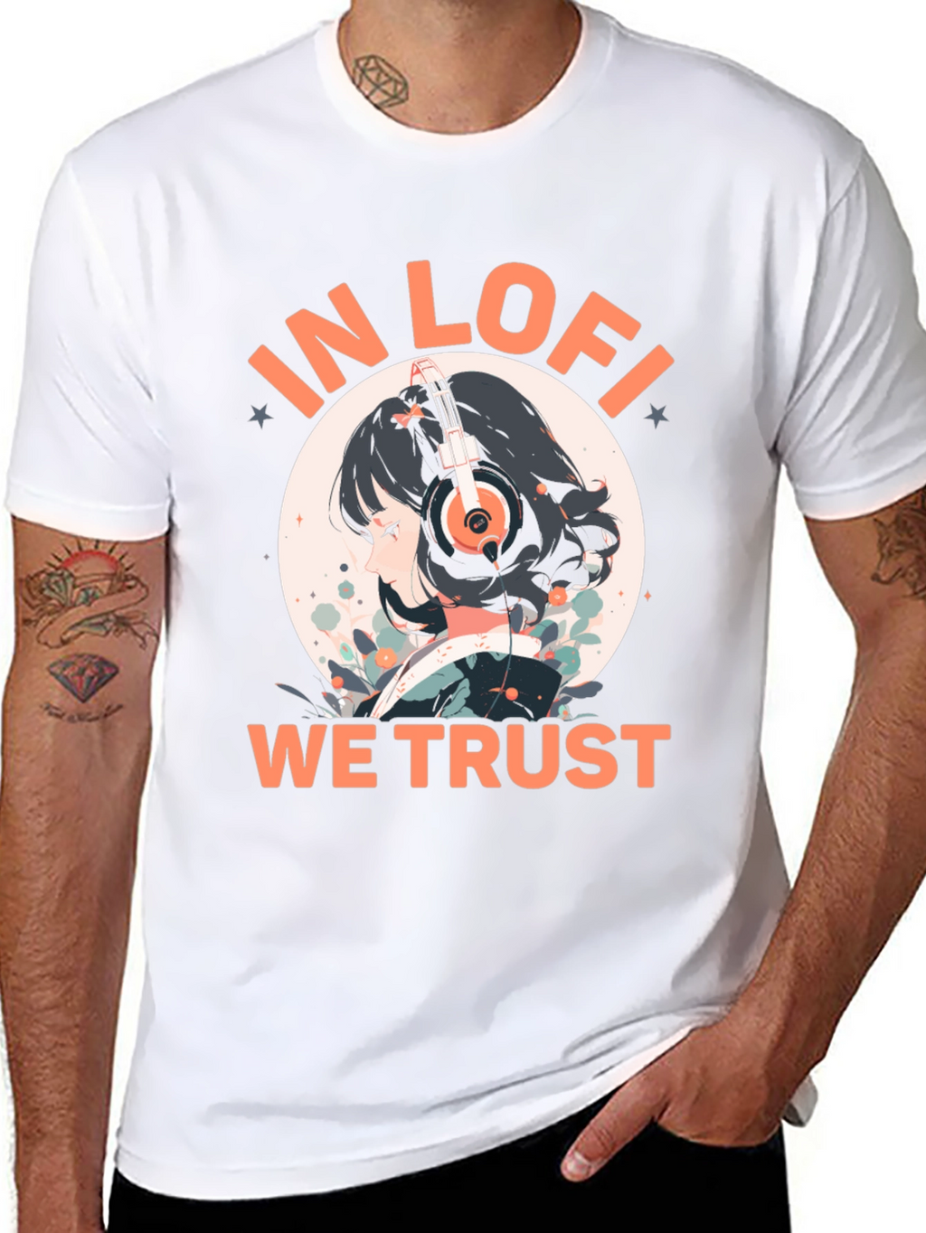 In Lofi We Trust Black T-Shirt
