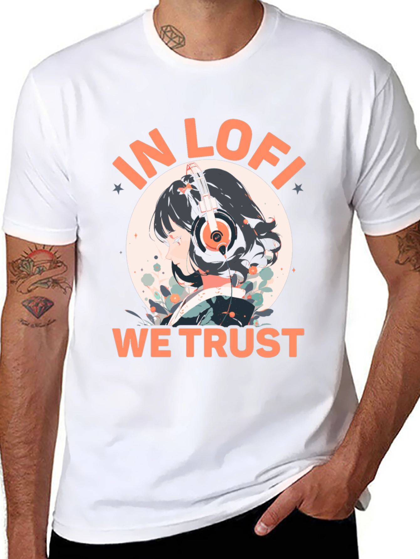 In Lofi We Trust Black T-Shirt