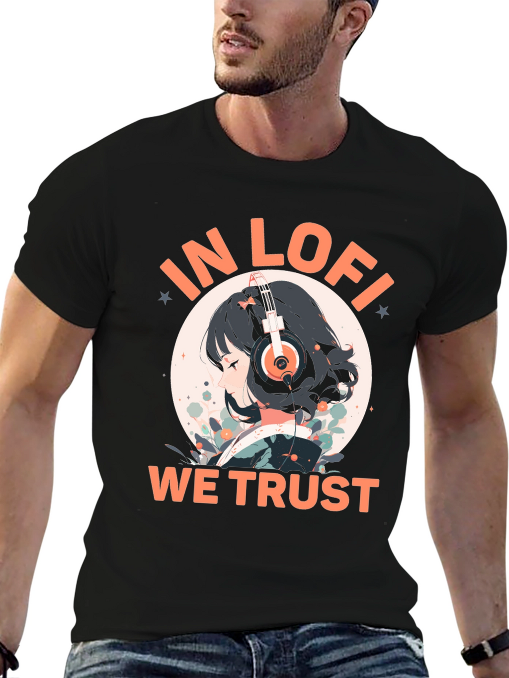 In Lofi We Trust Black T-Shirt