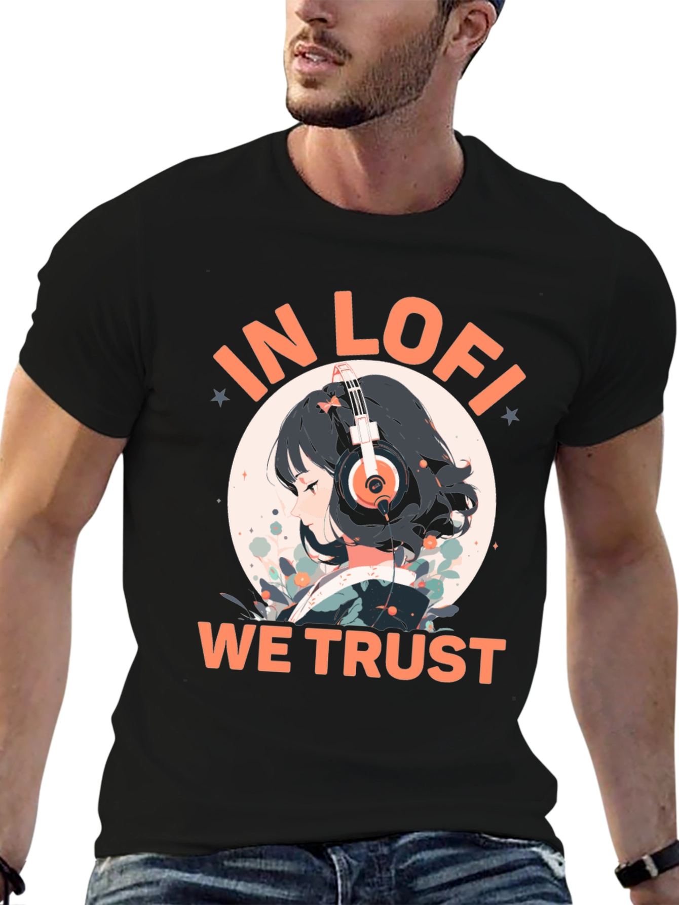 In Lofi We Trust Black T-Shirt