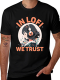 In Lofi We Trust Black T-Shirt