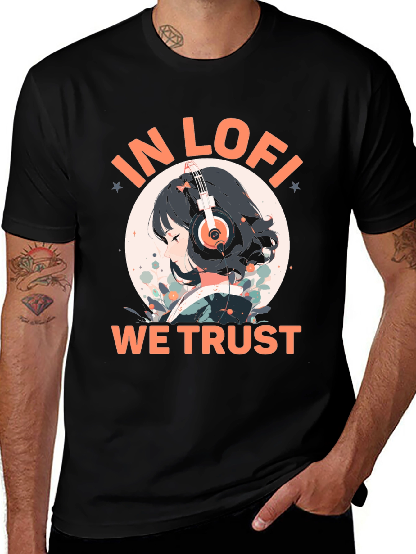 In Lofi We Trust Black T-Shirt