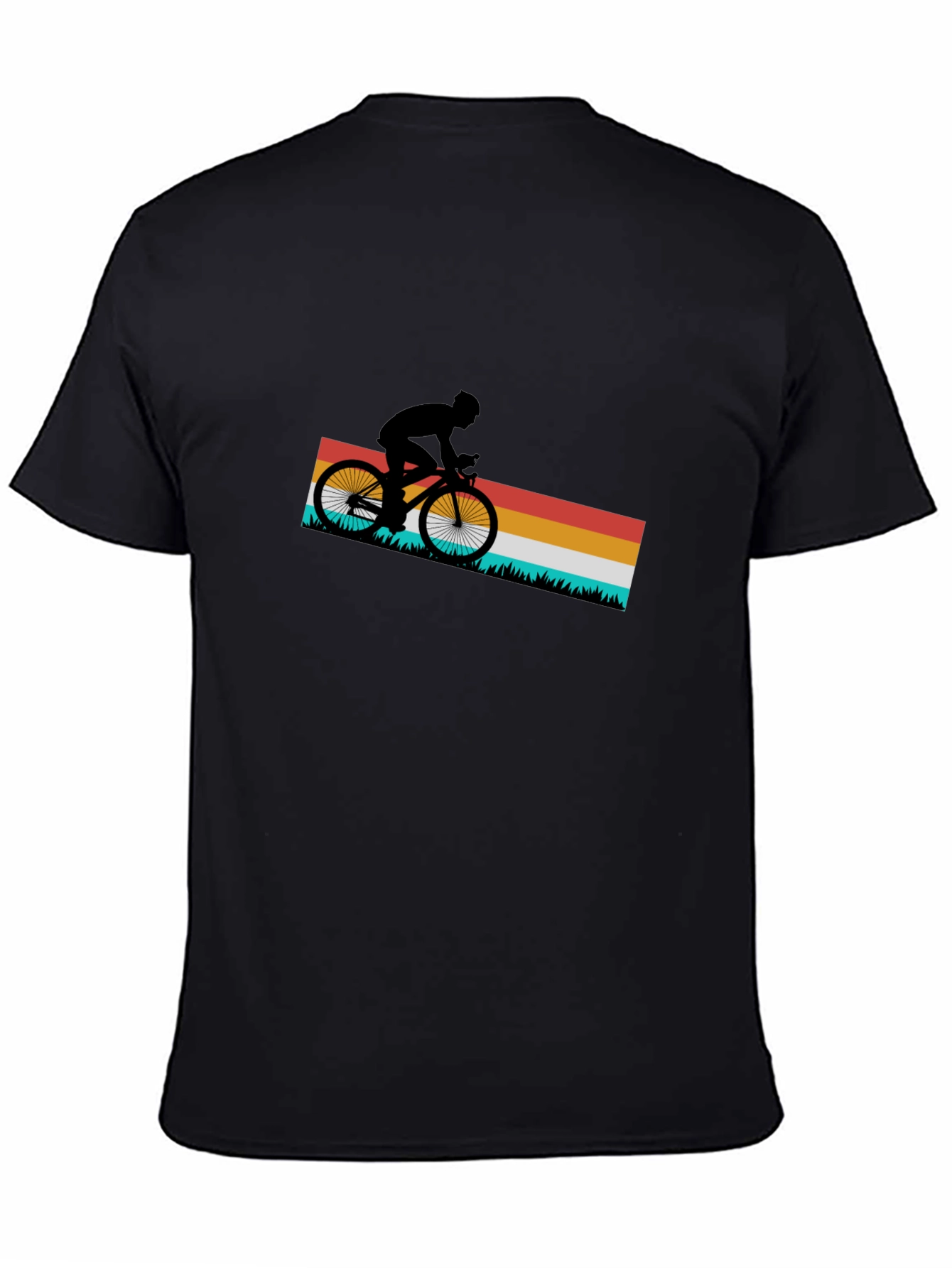 Retro Cycling T-Shirt - Mountain Bike Rider Tee
