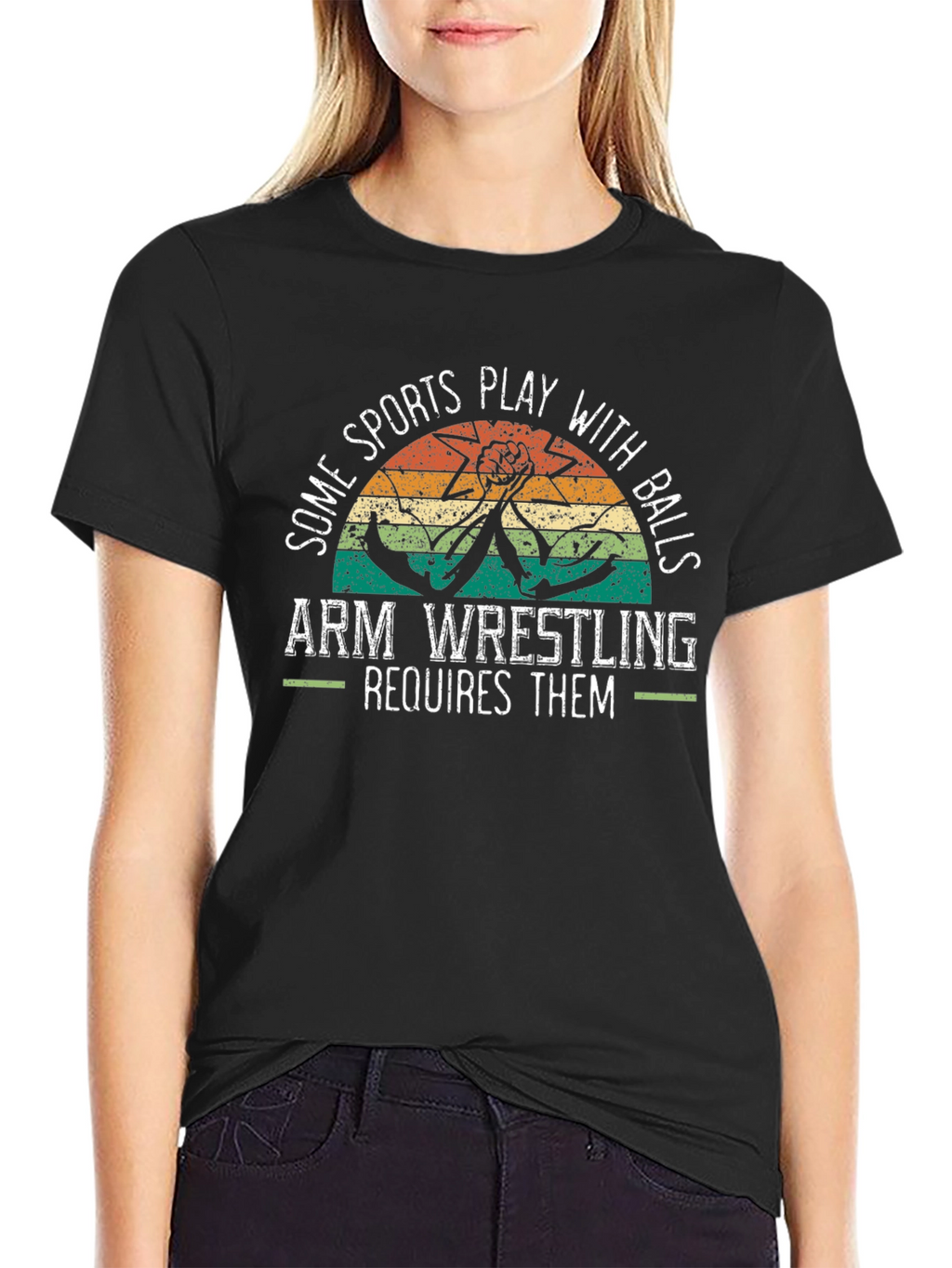Arm Wrestling Graphic T-Shirt