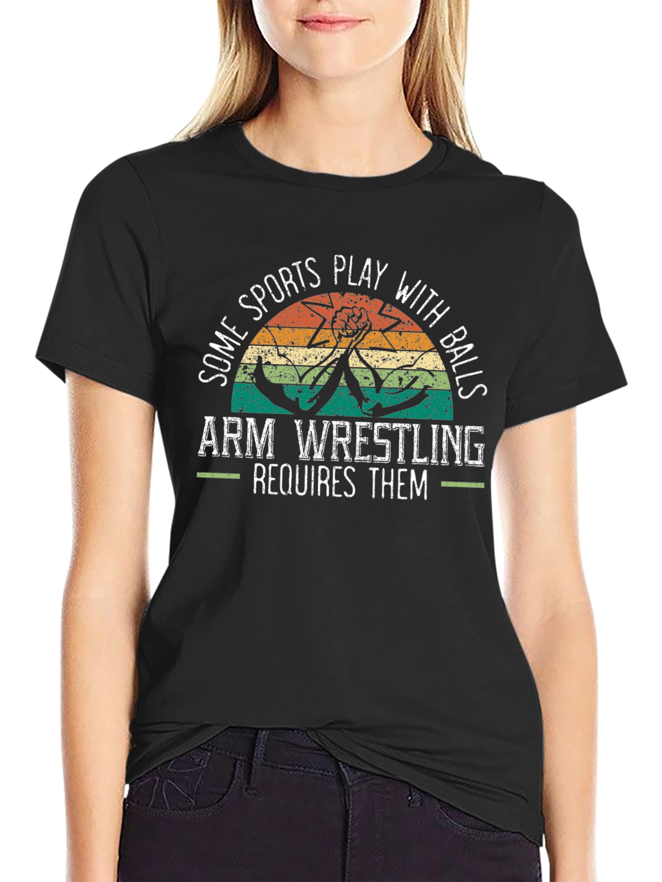 Arm Wrestling Graphic T-Shirt