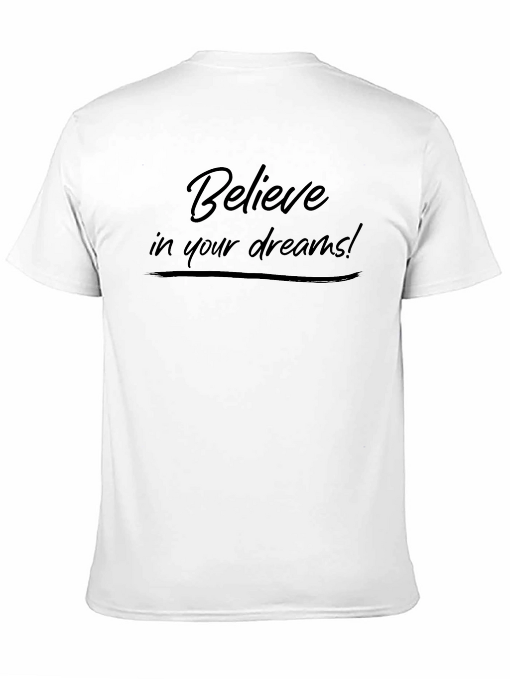 Believe in Your Dreams Black Graphic Tee