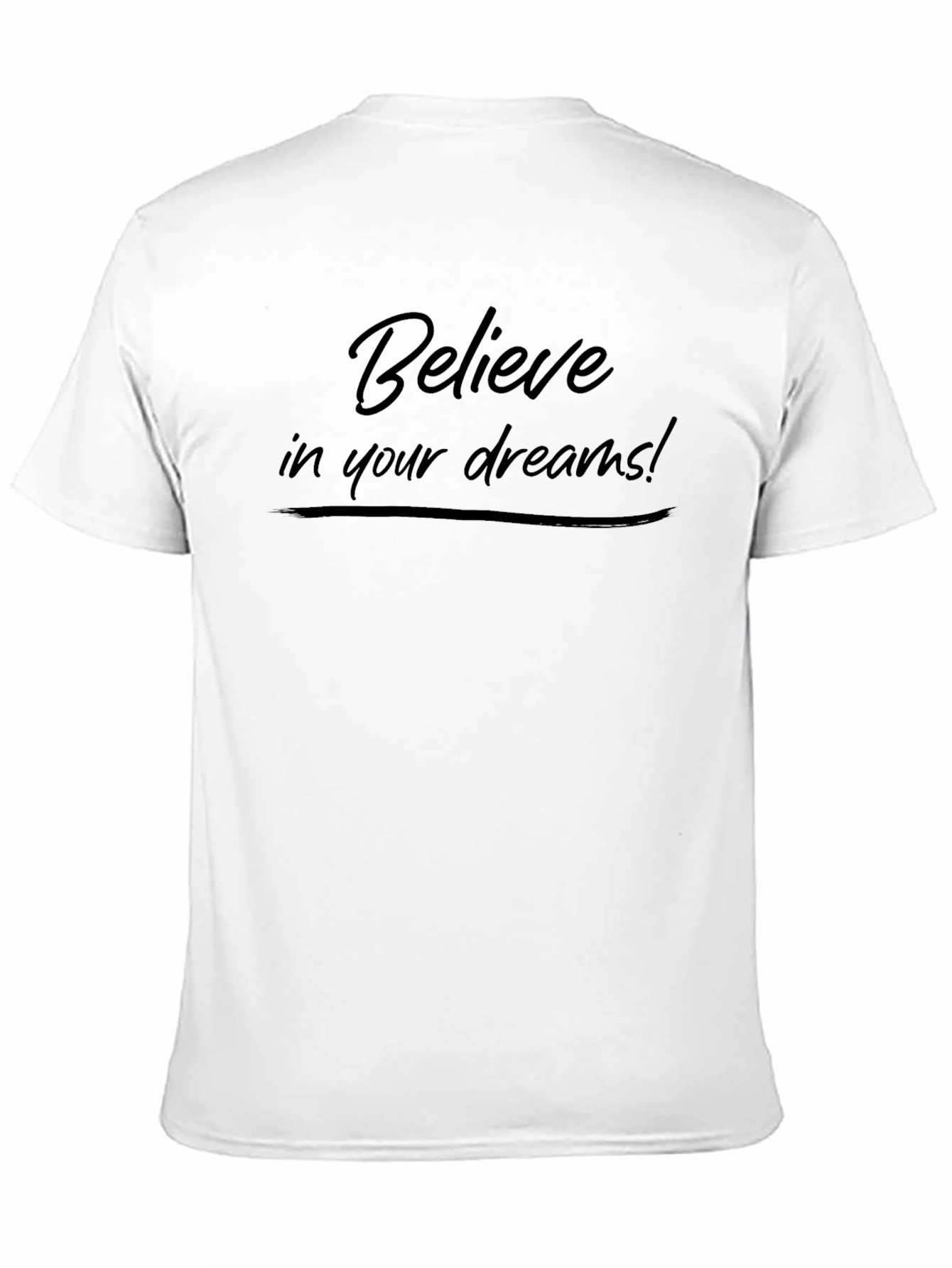 Believe in Your Dreams Black Graphic Tee
