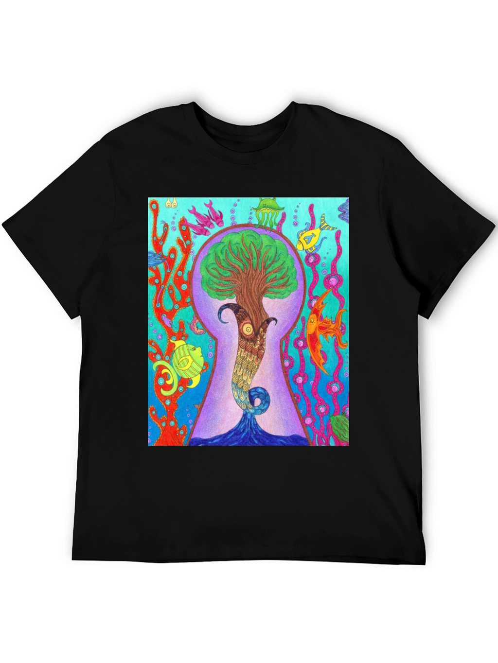 Ocean Tree Portal Graphic Tee