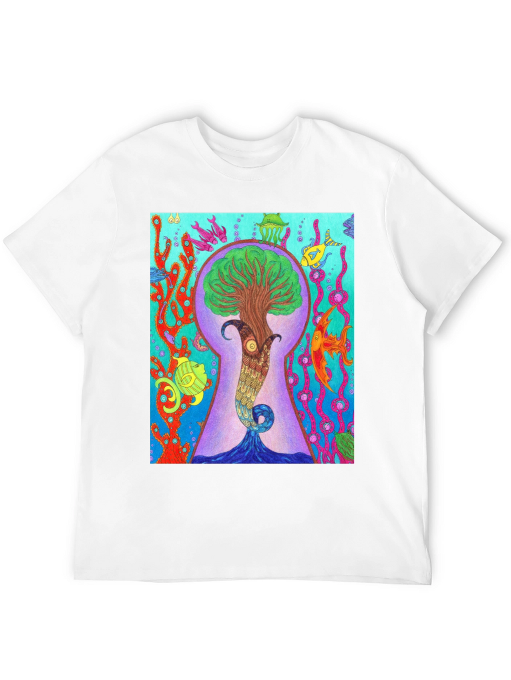 Ocean Tree Portal Graphic Tee
