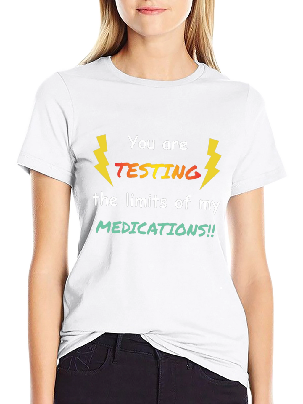 Testing Limits Graphic Tee - Novelty T-Shirt