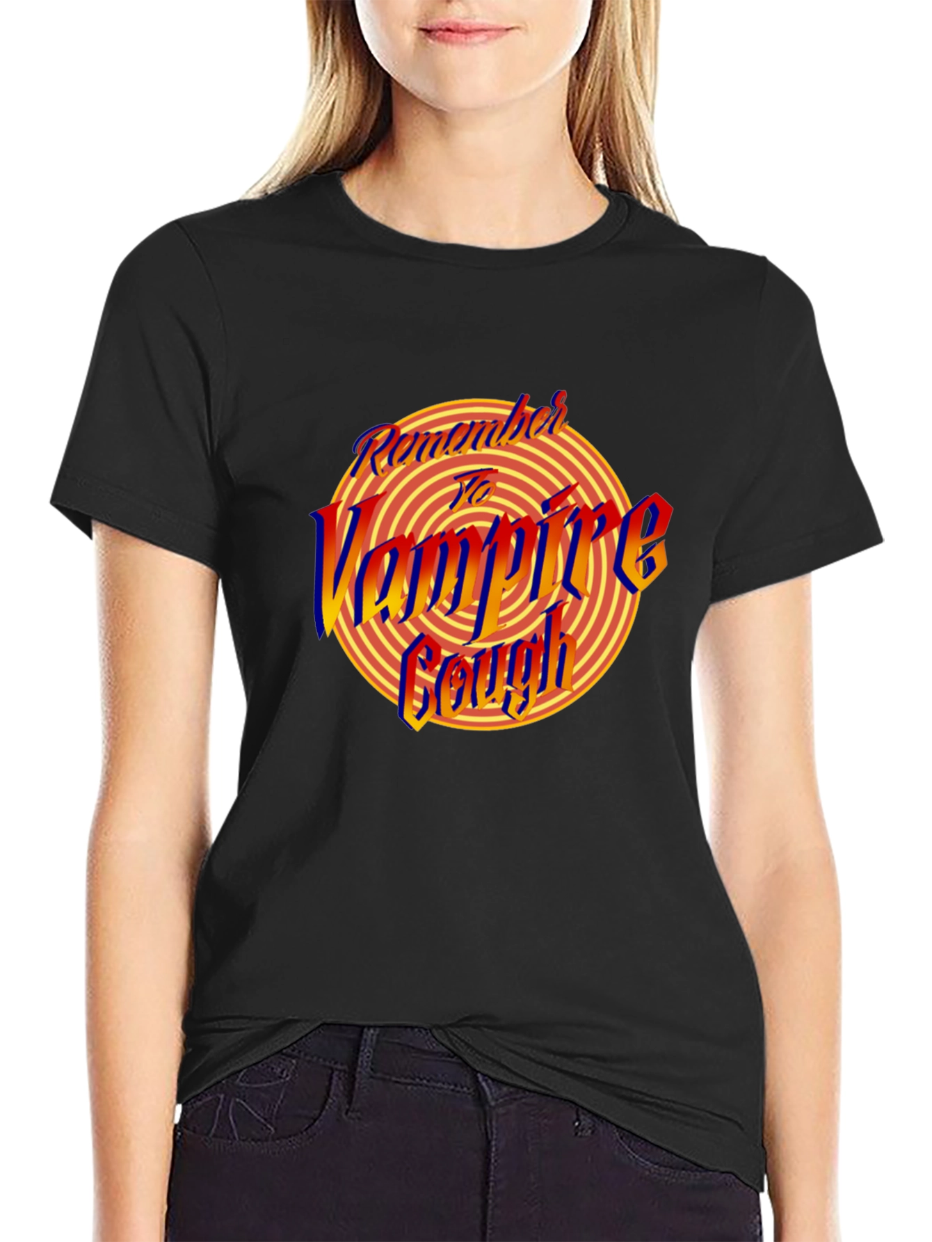 Remember to Vampire Cough Graphic T-Shirt