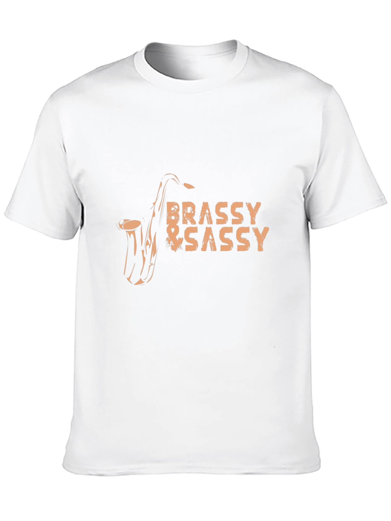 Brassy and Sassy Saxophone Graphic Tee