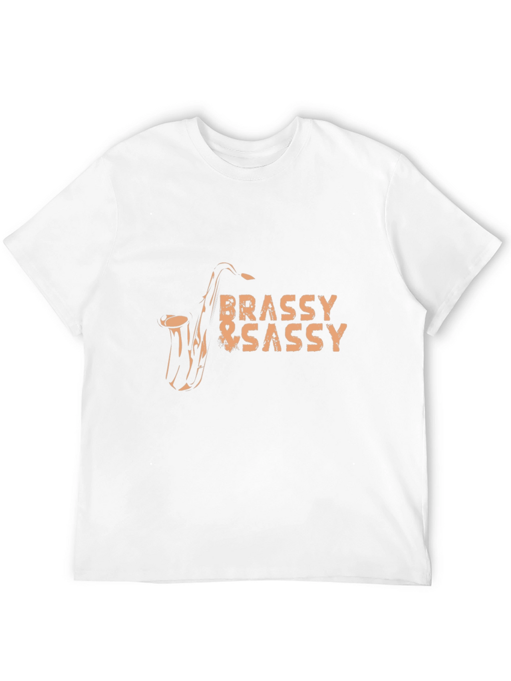 Brassy and Sassy Saxophone Graphic Tee