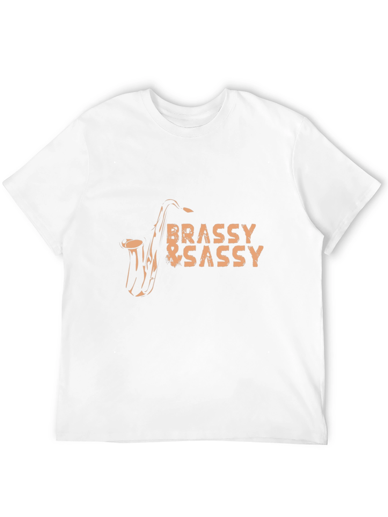 Brassy and Sassy Saxophone Graphic Tee