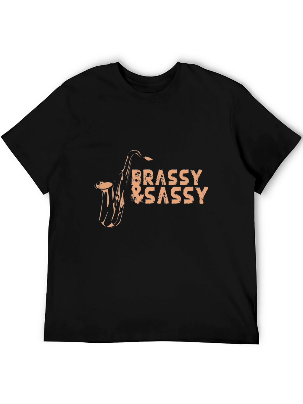 Brassy and Sassy Saxophone Graphic Tee