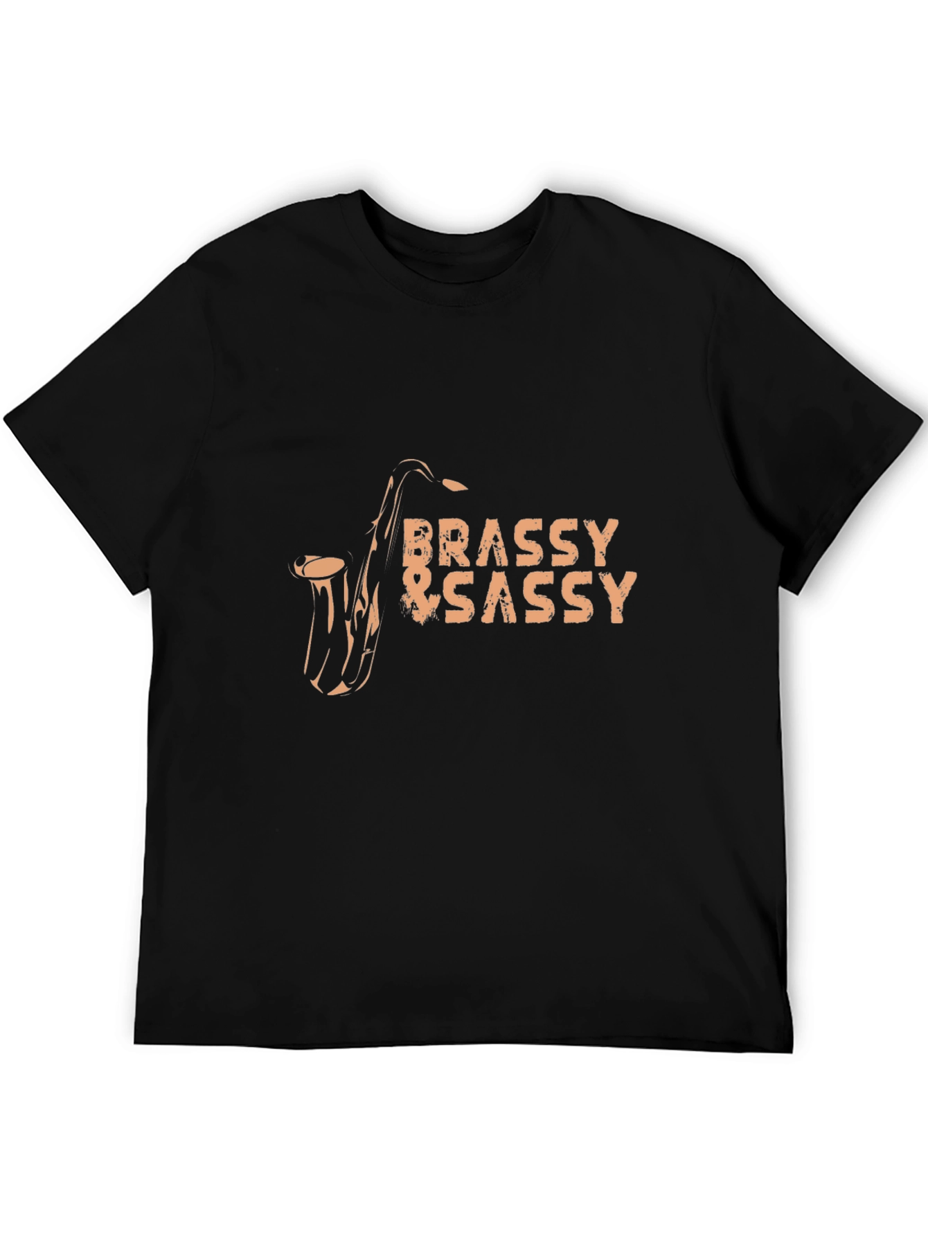 Brassy and Sassy Saxophone Graphic Tee