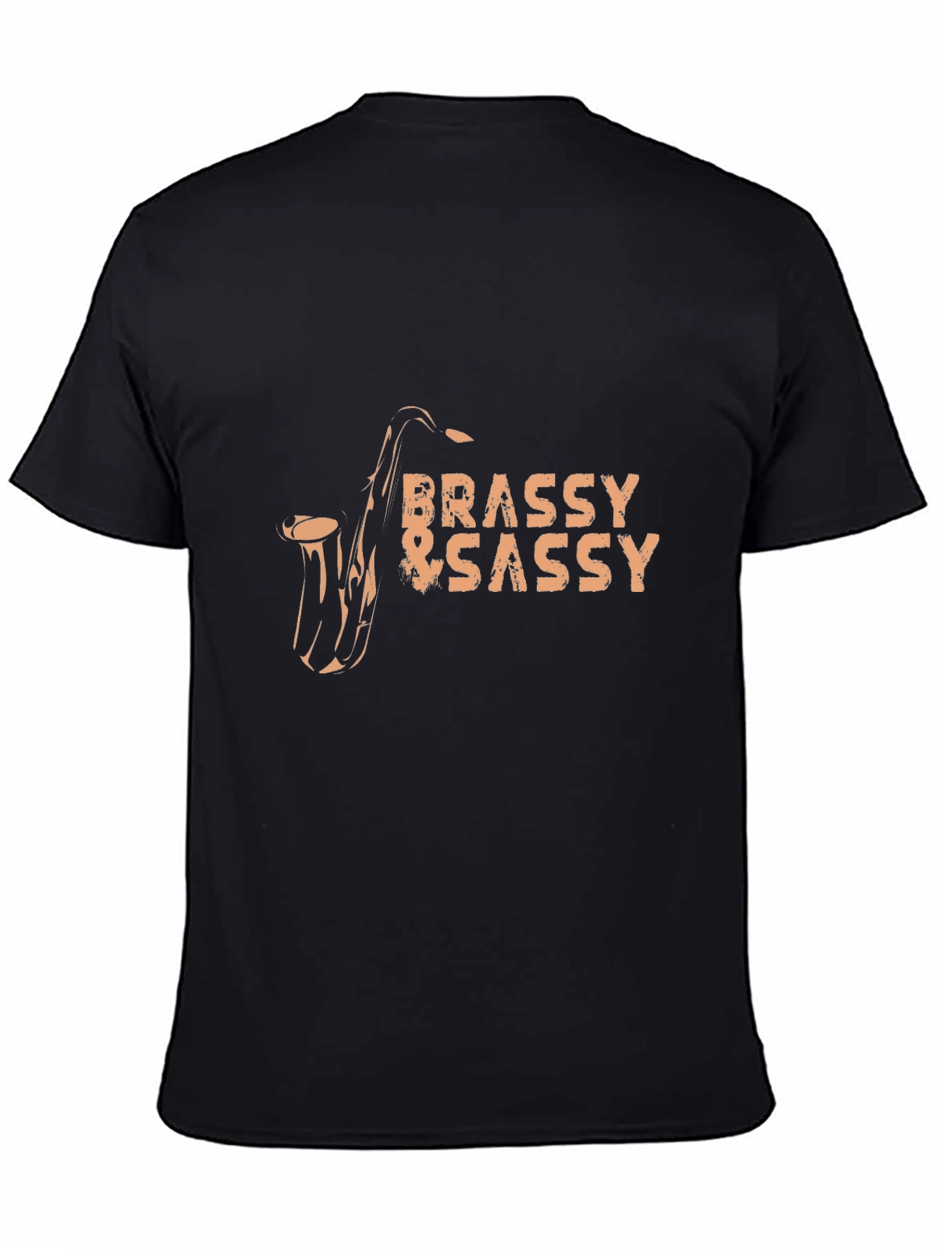 Brassy and Sassy Saxophone Graphic Tee