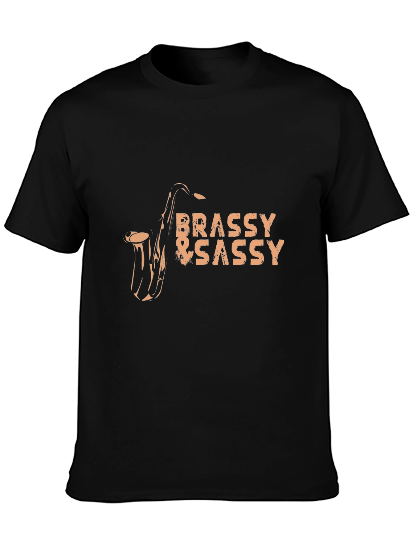 Brassy and Sassy Saxophone Graphic Tee