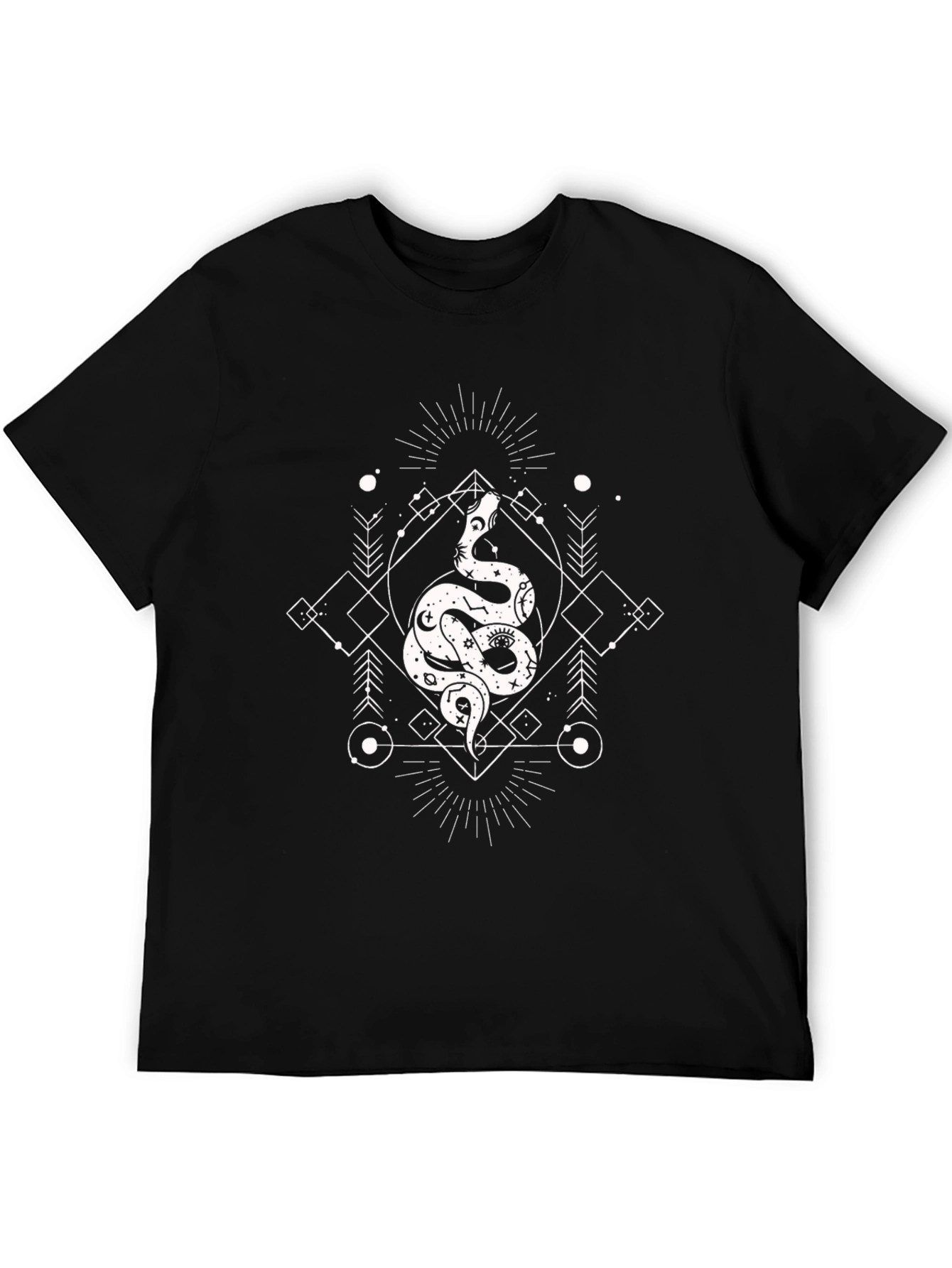 Mystic Snake Graphic Tee - Occult Style